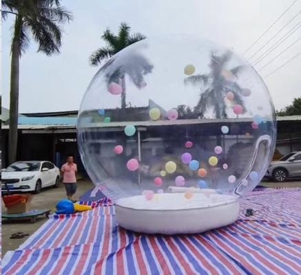 PVC Şişme Balon Balon Evi Güzel Fotoğraf Çekimi İçin Şeffaf