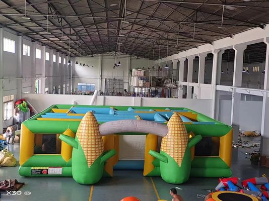 Popcorn Maze Açık hava şişme oyunları Büyük Boyut