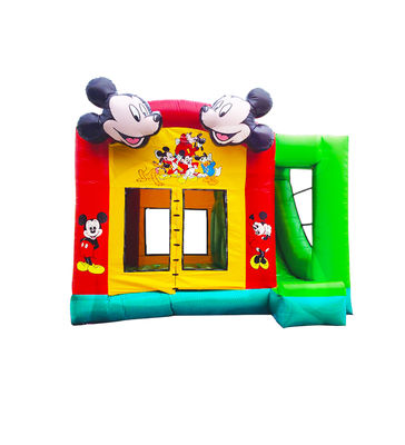 Mickey Mouse temalı Tarpaulin şişirme kalesi