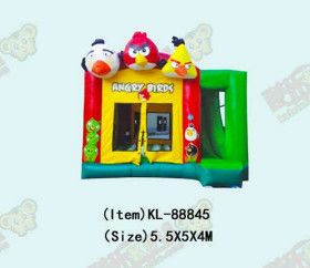 Angry Birds Teması Şişme Atlama Kalesi Çift Dikiş