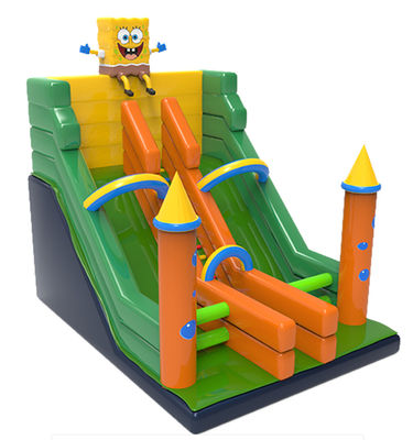 Mumlu Spongebob Eğlence Parkı Şişme Kaydırma Kiralık