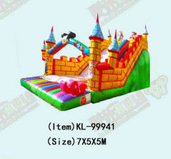 Mickey Mouse Kalesi Çocuklar İçin Şişme Büyük Kaydırma