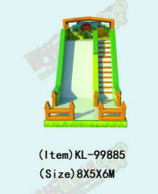 Farklı PVC Tarpaulin Şişirme Kaydırıcı Çiftlik veya Kır Partileri İçin