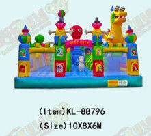 Çeşitli Renkli Bouncy Castle Jumping Parkı