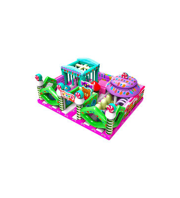 Candy Land Çocuklar Eğlence Parkı Şişme sıçrama engelli