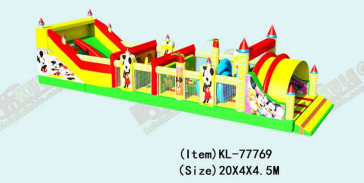 Mickey - Çocuklar İçin Dekore Edilmiş Şişme Eğlence Alanı