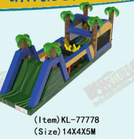 Tropikal Şişme Oyun Alanı: Eğlenceli Bir Engelleme Yolu