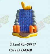 Renkli Eğlenceli Caterpillar Kaya ile şişirme duvar - tırmanma macerası