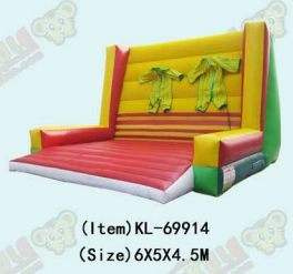 İki Takım Elbise Dahil Olan Eğlenceli Şişme Yapışkan Duvar Aktivitesi - Heyecan Verici Zorluklar İçin Tırmanma Yapısı