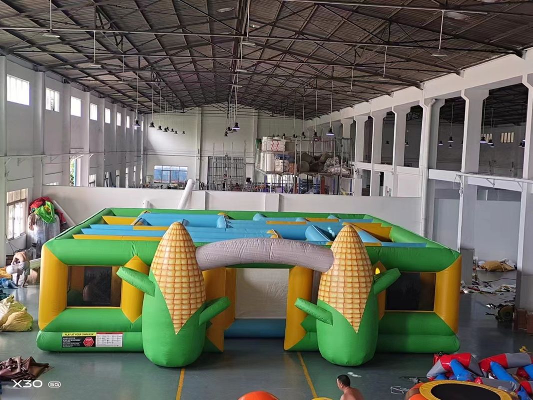 Popcorn Maze Açık hava şişme oyunları Büyük Boyut
