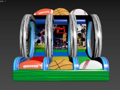 Futbol Beyzbol Basketbol Gençler ve Yetişkinler İçin Şişme Oyunlar